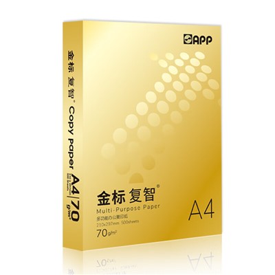 复智/APP A470g  复印纸 金标复智A4打印纸70g纯木浆双面白纸办公用纸1包
